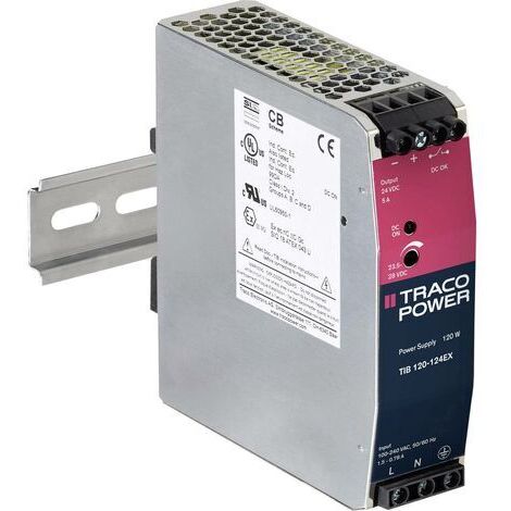 Alimentation rail DIN TracoPower TIB 120-124EX +24.0 V/DC 5000 mA 120 W 1 x R452131