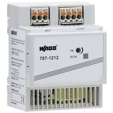 Alimentation rail DIN WAGO 787-1212 22 V 2.5 A 60 W 1 x W506151