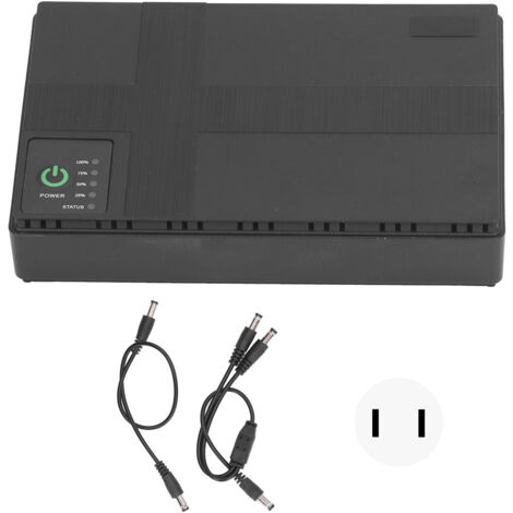 Alimentation sans interruption Mini UPS 5V 9V 12V pour Caméra Routeur Prise US