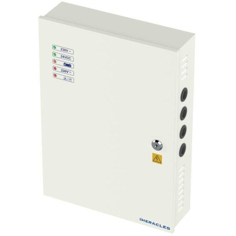 Alimentation secourue 24V dc 5A + relais défaut Heracles PCA-ALIM2405S2