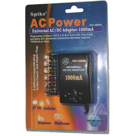 ALIMENTATION SECTEUR 0.3 V A 12 V 1000MA POUR ACCESSOIRES - 9373844
