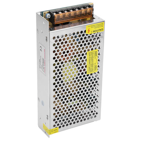 Alimentation Secteur 12V 180W pour Écran LED, Lampe, Imprimante 3D (S-180-12, 12V 15A, AC110/220V)