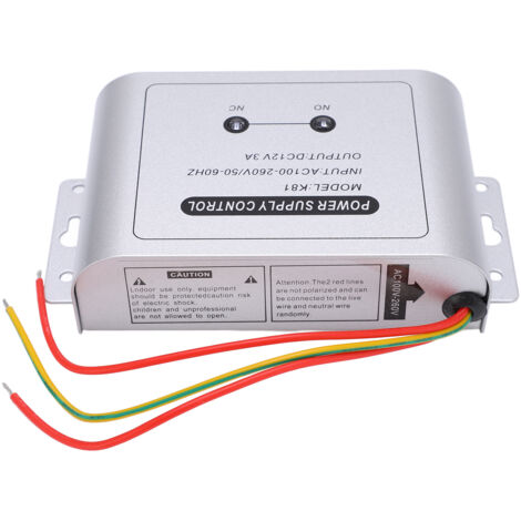 Alimentation Secteur 12V 3A pour Interphone Vidéo Portier et Contrôle d'Accès Électrique