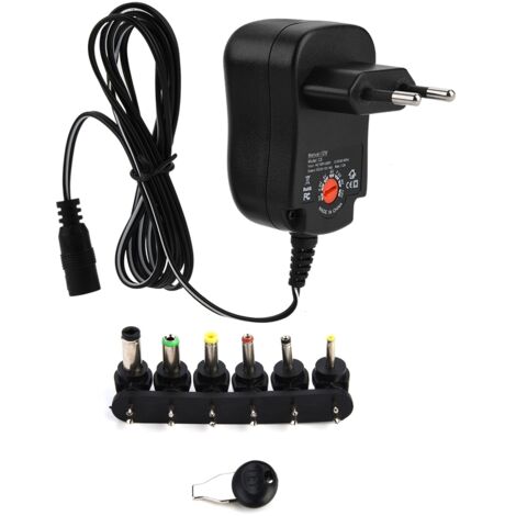 Alimentation Secteur 3-12V 12W 1.2A, 100-240V Entrée, Périphériques Électroniques (Prise UE)