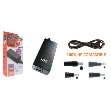 Alimentation secteur 65W universelle (sauf USB-C) DY-AI1951 pour Ordinateur portable HP COMPAQ