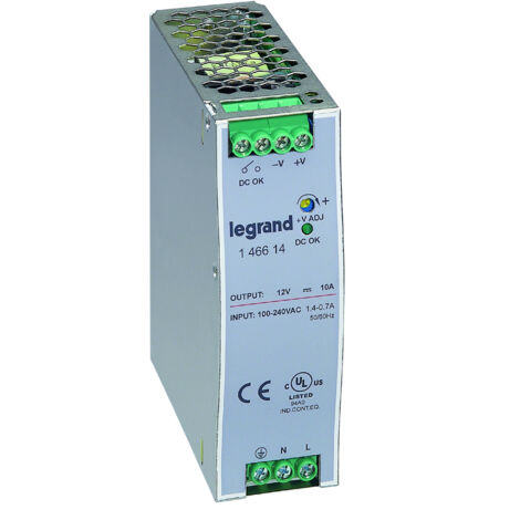 Alimentation Stabilis‚àö©e Pri : 100-240V , 24V DC 5A LEGRAND 146623 , 1 466 23