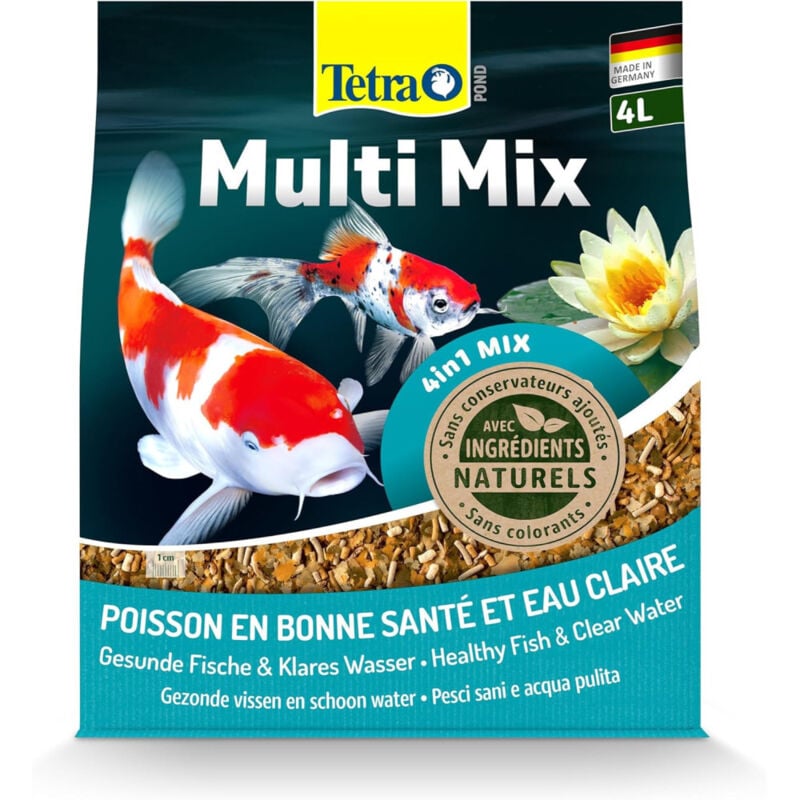 Tetra - Aliment complet Multi Mix 4 litres , 760 g pour poisson d'ornement de bassin