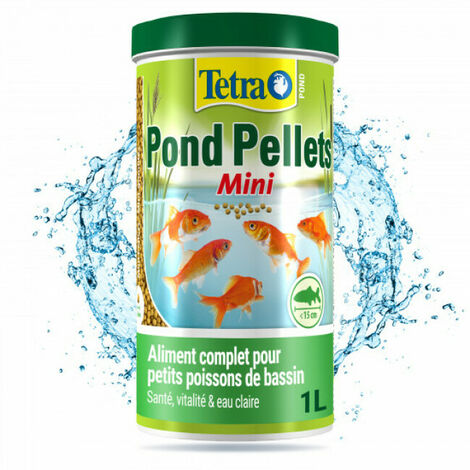 Alimentation Tetra Pond Pellets Mini Contenance 1 litre