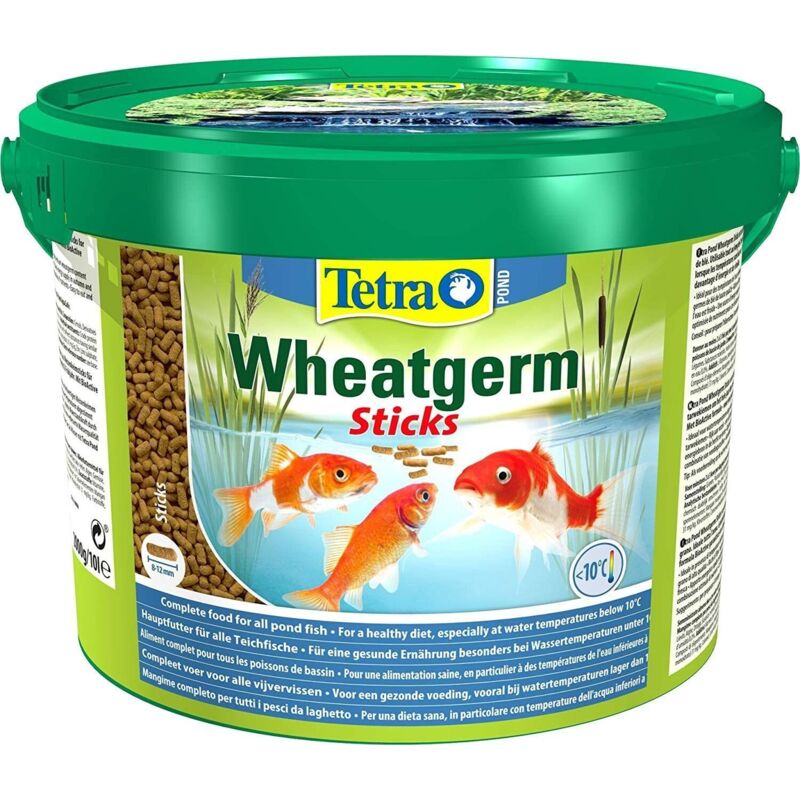 Alimentation Tetra Pond Wheatgerm pour poissons de bassin Contenance 10 litres