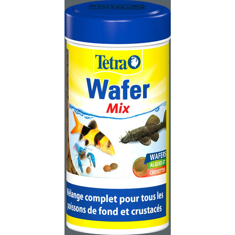 Tetra - Wafer mix nourriture poisson de fond et crustacés 48 g -100 ml Multicolor