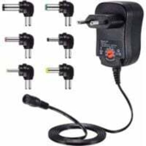 HOUHENCE Alimentation universelle 30w AC à DC 3V 4.5v 5V 6V 7.5v 9V 12V 1A 2a, adaptateur multi-tension avec port USB et 8 prises DC pour CCTV Cam routeur haut-parleur lampe et électronique domestique
