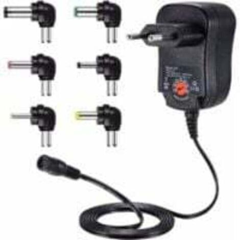 Alimentation universelle 30w AC à DC 3V 4.5v 5V 6V 7.5v 9V 12V 1A 2a, adaptateur multi-tension avec port USB et 8 prises DC pour CCTV Cam routeur haut-parleur lampe et électronique domestique
