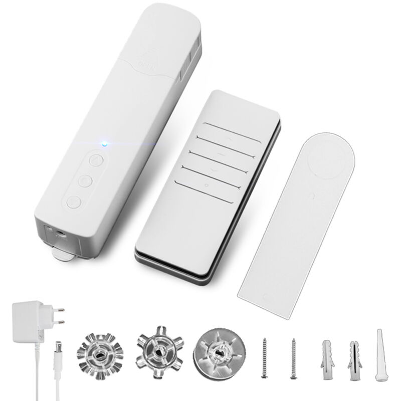 Lifcausal - Alimentation usb Moteur de rideau à corde de traction Moteur de rideau à perles de traction pour maison, bureau, hôtel, moteur de rideau