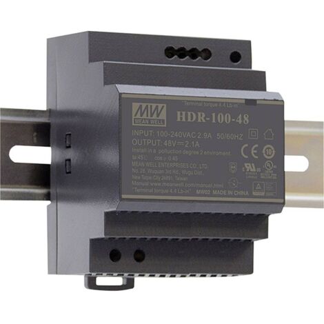 Alimentatore 24VCC  4.2A 100.8W Mean Well