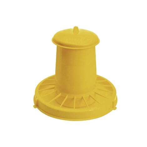 Alimentatore automatico Kerbl per pollame, giallo, capacità 10,5 litri
