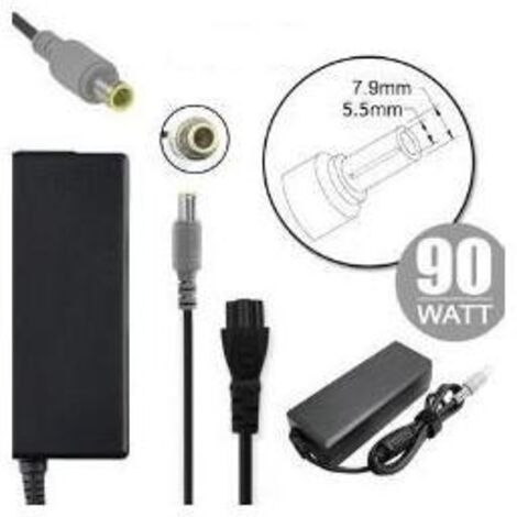 Alimentatore Compatibile Nilox NLX90W-IM07 per Notebook IBM 90W 20V 4.5A 7.9x5.5mm Nero