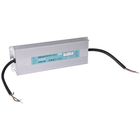 Alimentatore compatto a tenuta stagna 12V 200W IP67