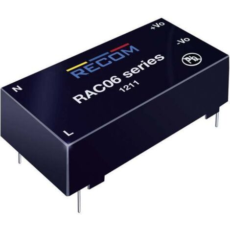 Alimentatore da circuito stampato AC / DC RECOM RAC06-05SC 5 V/DC 1.2 A 6 W