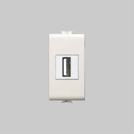 Alimentatore da incasso usb 'easy' bianco EC ELETTROCANALI