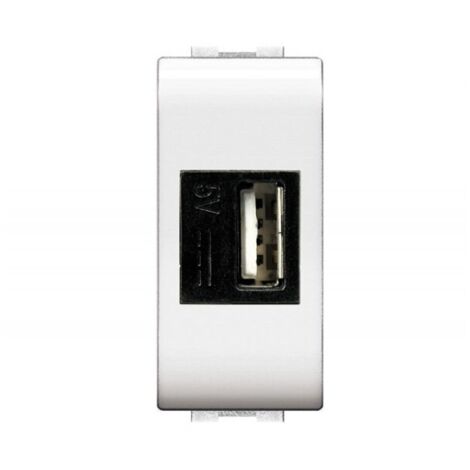 Alimentatore da incasso usb mylife bianco