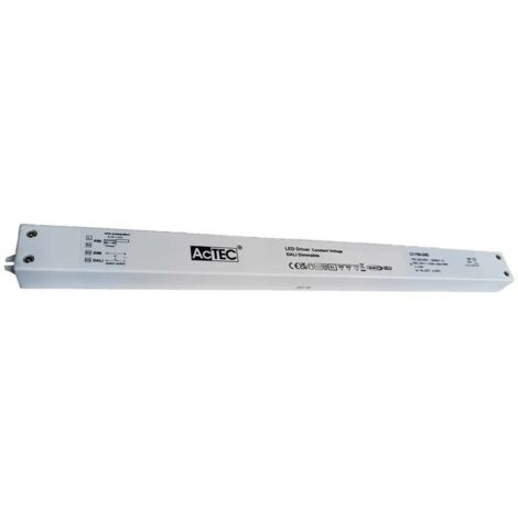 Alimentatore Dimmerabile DALI2 PUSH Pulsante 24V 150W Super Slim 400X32X21,6mm
