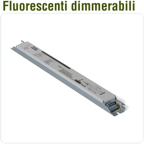 Alimentatore Elettronico Dimmerabile per lampade fluorescenti, 2x18/58W