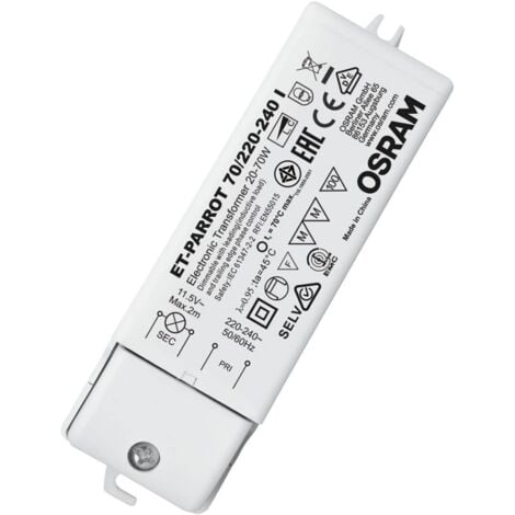 Alimentatore Elettronico Per Lampade Alogene ET-PARROT 70/220-240 I Osram
