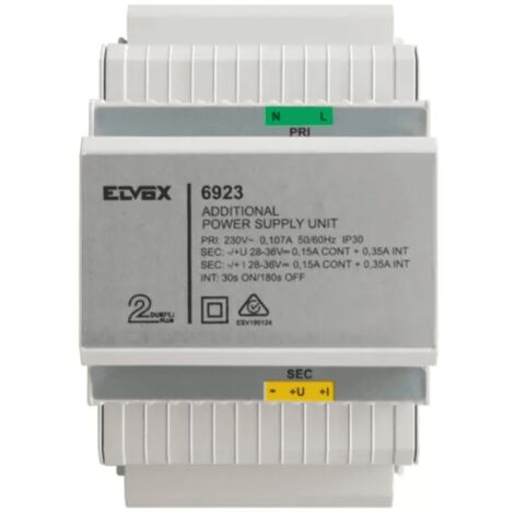 Alimentatore Elvox supplementare per videocitofonia 2 fili 6923