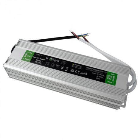 ALIMENTATORE IP67 250W 12V 20,83A 245X75X40MM