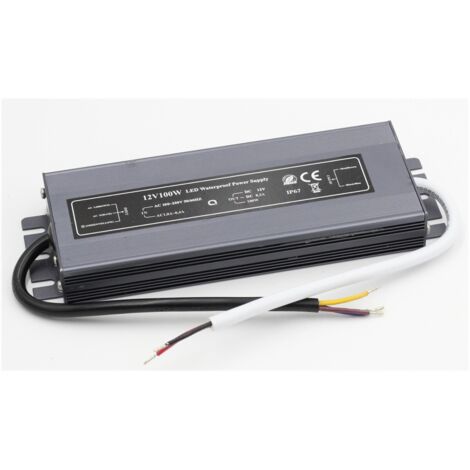 Alimentatore LED 12V 100W 8,3A IP67 IdeaLED ID-3043