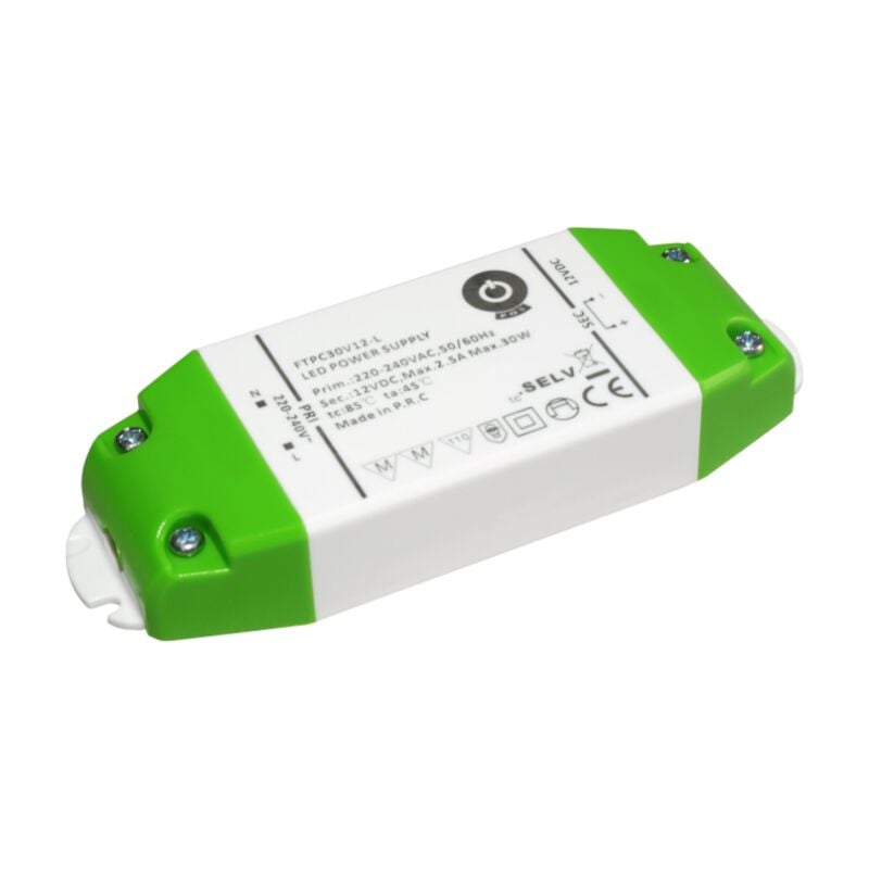 Alimentatore LED 12VDC 30W 2,5A IP20