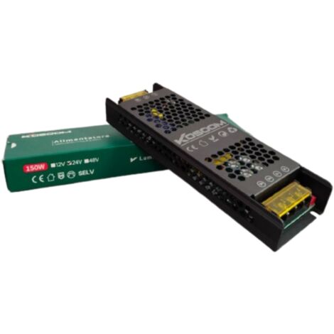 ALIMENTATORE TRASFORMATORE 12V 5 AMPERE 5A 60w STABILIZZATO DC5521 220V C7b4 P 17454 - Foto 8