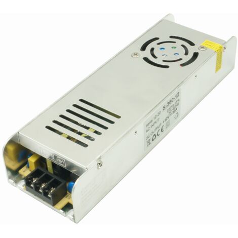 Alimentatore LED Slim IdeaLED 12V 360W 20,83A IP20