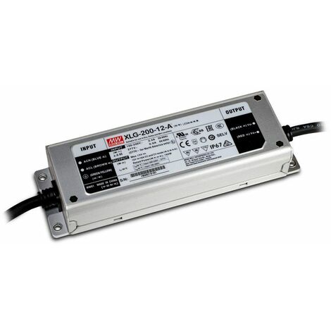 Alimentatore MeanWell 200W 12V IP67 XLG-200-12A