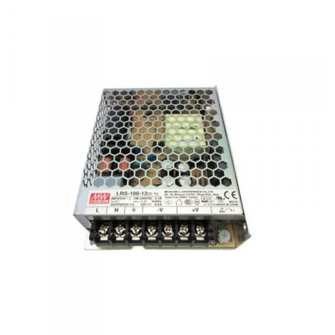 Alimentatore MW MEAN WELL CV 100W 8,5A LRS-100-12 Trasformatore Da AC 220V A DC 12V Per Luce Led Input 220V e 110V