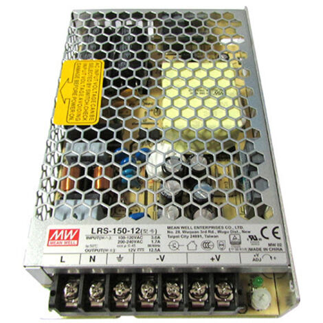 Alimentatore MW MEAN WELL CV 150W 12,5A LRS-150-12 Trasformatore Da AC 220V A DC 12V Per Prodotti Led