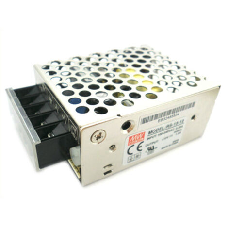 Alimentatore MW MEAN WELL CV 15W 1,3A RS-15-12 Trasformatore Da AC 220V A DC 12V Per Illuminazione Led