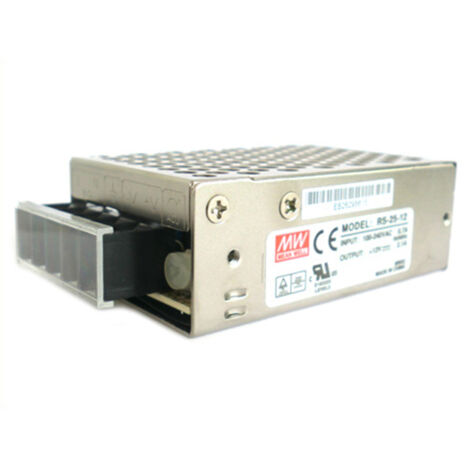 Alimentatore MW MEAN WELL CV 25W 2,1A RS-25-12 Trasformatore Da AC 220V A DC 12V Per Bobina Led