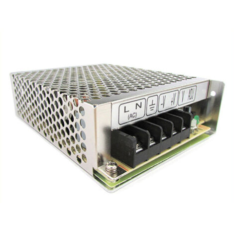 Alimentatore MW MEAN WELL CV Trasformatore 5V 60W 12A LRS-75-5 Da AC 220V A DC 5V