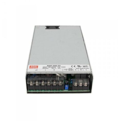 Alimentatore MW MEAN WELL CV Trasformatore RSP-500-24 500W 24V 21A