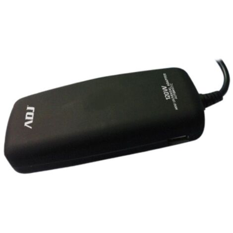 Alimentatore Notebook 120W Mini Bk 8 Conn 3Pin Auto Con Porta Usb Adj