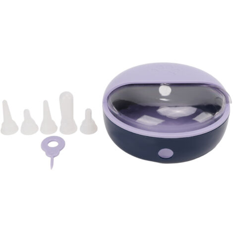 Alimentatore per capezzoli in silicone per gattini Latte per animali biomimetico per gattini Cuccioli Conigli AgnelloViola