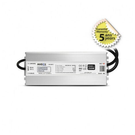 V-TAC SKU 3251 ALIMENTATORE 12V 100W IMPERMEABILE IP67 GARANZIA 5