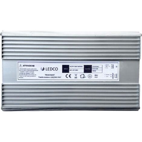 Alimentatore per Led Ledco 200W 24V IP67 TR24200/67