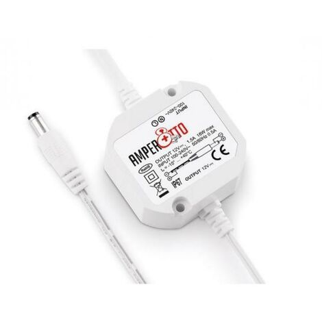 Alimentatore per telecamere e led venitem 1,5a ip67 - amperotto