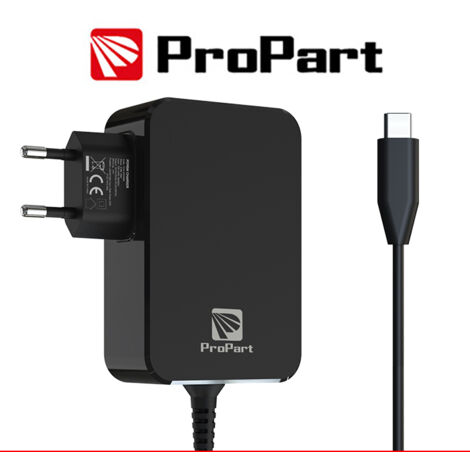 Alimentatore Propart GaN Type C 90W nero