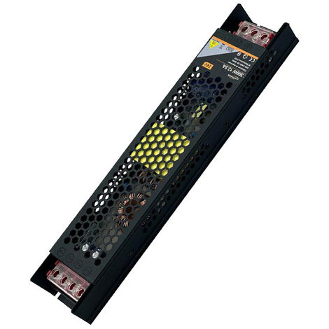 Alimentatore slim stabilizzato 24v 300 watt switch trasformatore 12.5 mha per videosorveglianza e led