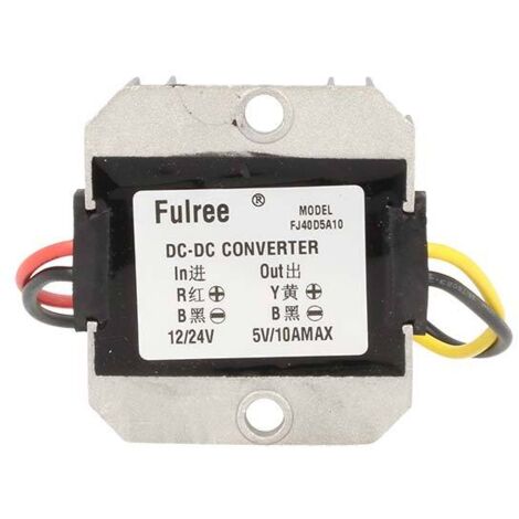 Alimentatore Step Down Convertitore DC-DC 10A Da DC 10-40V a DC 5V