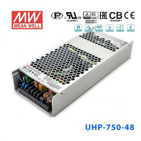 Alimentatore switching 48vdc 750w Meanwell Uhp-750-48
