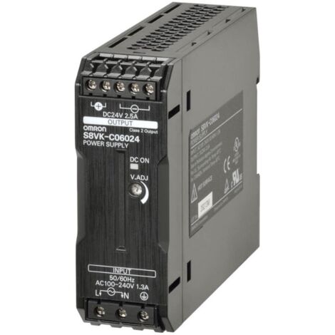 Alimentatore Switching Omron 24DC 2,5A 60W LITE S8VKC06024